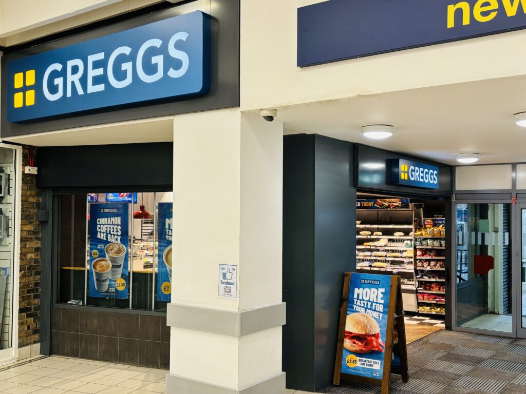 Greggs shop front