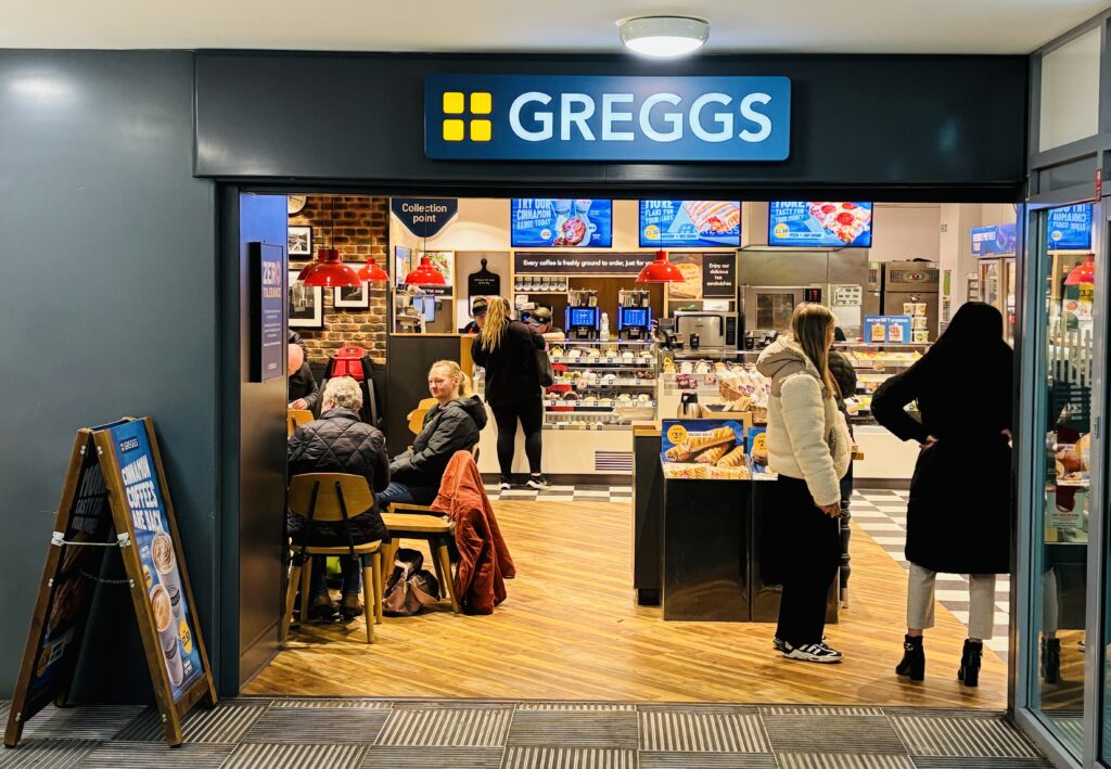 Greggs shop front